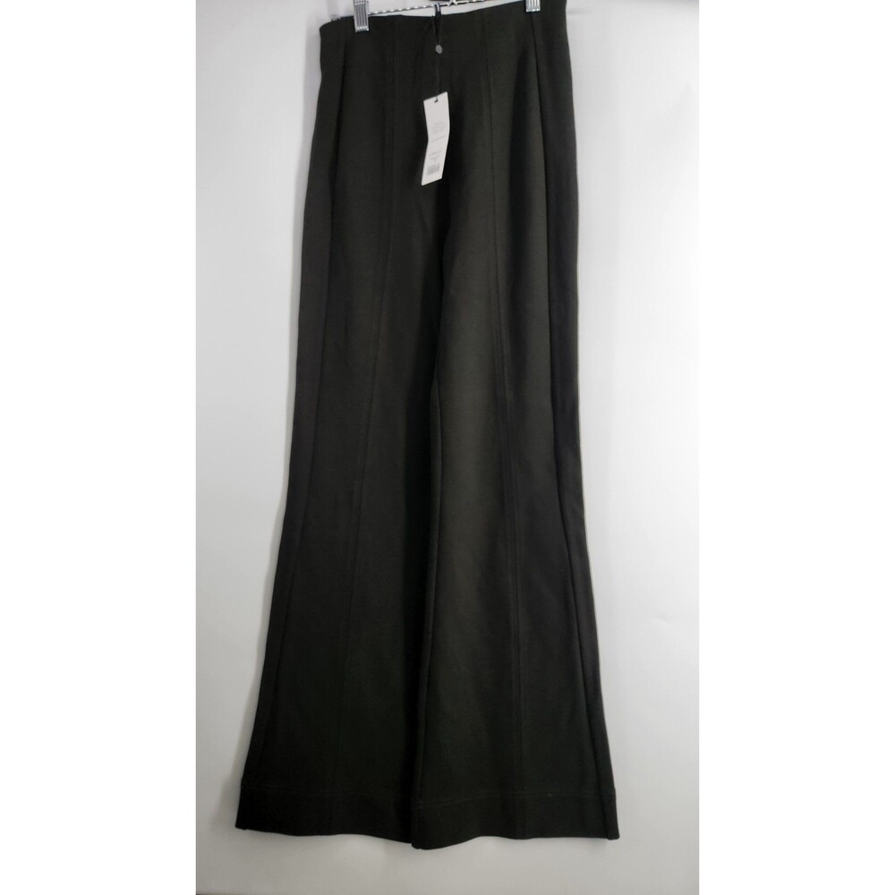 ME+EM Womens US 2 Black Tailored Ponte Kick Flare Trousers Pants Khaki NWT